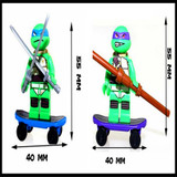 6Pcs/Set Turtle Leonardo Raphael Michelangelo Donatello Model Building Block Toys BELA Brinquedos For Children Compatible Legoe