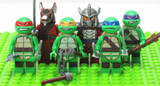 6pcs/Set Turtles Building Bricks Set Hero Figure Learning Toy Compatible With Lego