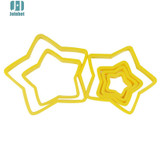 6pcs/set Star Shaped plastic Cake mold cookie cutter biscuit stamp fondant cake decorating tools