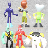 6pcs/Set Hot Cartoon Ben 10 PVC Figure Set Toy Ben10 Action Toy Figures Gift 6.5-9.5cm