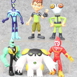 6pcs/Set Hot Cartoon Ben 10 PVC Figure Set Toy Ben10 Action Toy Figures Gift 6.5-9.5cm