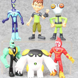 6pcs/Set Hot Cartoon Ben 10 PVC Figure Set Toy Ben10 Action Toy Figures Gift 6.5-9.5cm