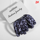 6PCS/Set Cotton Print Kids Hair Ropes High Elastic Hair Bands Fashion Accessories Hair Band Accessories