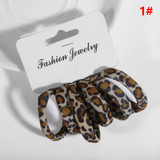 6PCS/Set Cotton Print Kids Hair Ropes High Elastic Hair Bands Fashion Accessories Hair Band Accessories