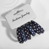 6PCS/Set Cotton Print Kids Hair Ropes High Elastic Hair Bands Fashion Accessories Hair Band Accessories