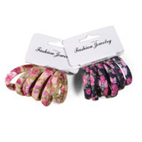 6PCS/Set Cotton Print Kids Hair Ropes High Elastic Hair Bands Fashion Accessories Hair Band Accessories