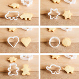 6pcs/set Animal Shaped Cookie Cutter Mold DIY 3D Biscuit Sugarcraft Dessert Baking Pastry Mould Fondant Cake Decorating Tools