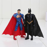 6pcs/set 10cm The Avengers figures super hero toy doll hulk Captain America superman batman thor Iron man Free Shipping