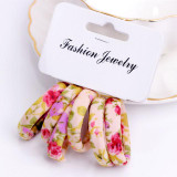 6PCS/Pack New Korean Cotton Print Hair Ropes Leopard High Elastic Headband Elegance Hair Bands For Women Girls Hair Accessories 6PCS/Pack New Korean Cotton Print Hair Ropes Leopard High Elastic Headband Elegance Hair Bands For Women Girls Hair Accessories