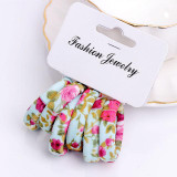 6PCS/Pack New Korean Cotton Print Hair Ropes Leopard High Elastic Headband Elegance Hair Bands For Women Girls Hair Accessories 6PCS/Pack New Korean Cotton Print Hair Ropes Leopard High Elastic Headband Elegance Hair Bands For Women Girls Hair Accessories