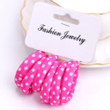 6PCS/Pack New Korean Cotton Print Hair Ropes Leopard High Elastic Headband Elegance Hair Bands For Women Girls Hair Accessories 6PCS/Pack New Korean Cotton Print Hair Ropes Leopard High Elastic Headband Elegance Hair Bands For Women Girls Hair Accessories