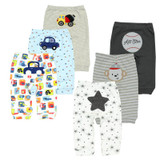 6PCS/lots baby boy trousers casual mid baby leggings unisex cotton pants