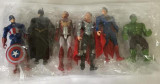 6Pcs/Lot The Avengers figures super hero toy doll baby hulk Captain America superman batman thor Iron man