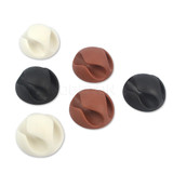 6Pcs/Lot Multipurpose Earphone Cable Drop Clip Wire Organizer USB Charger Cord Holder