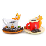 6Pcs/Lot Lovely PVC Kitten Cat Action Figure Toys DIY Home Decor Children Collect Toys Birthday Gifts