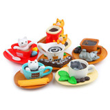 6Pcs/Lot Lovely PVC Kitten Cat Action Figure Toys DIY Home Decor Children Collect Toys Birthday Gifts