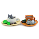 6Pcs/Lot Lovely PVC Kitten Cat Action Figure Toys DIY Home Decor Children Collect Toys Birthday Gifts