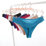 6pcs/lot M L XL Women Fashion Sexy Lace Ice Silk G String Comfortable Briefs Ladies Thong Underwear Panties 6pcs/lot M L XL Women Fashion Sexy Lace Ice Silk G String Comfortable Briefs Ladies Thong Underwear Panties