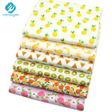 6pcs/lot 40cm*50cm Fruits Printed Cotton Fabric for Patchwork Sewing Tissu Handmade Needlework Material Telas to Patchwork