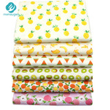 6pcs/lot 40cm*50cm Fruits Printed Cotton Fabric for Patchwork Sewing Tissu Handmade Needlework Material Telas to Patchwork