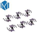 6Pcs Women Rhinestone Crab Hair Claw Clip Girls Kids Butterfly Mini Hairpins Glitter Crystal Hair Accessories Wedding Hair Clamp
