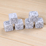 6pcs Natural Whiskey Stones Sipping Ice Cube Whisky Stone Whisky Rock Cooler Wedding Gift Favor Christmas Bar
