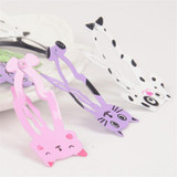6pcs lot Fashion Women Animal Hairpin headwear kid's barrettes Hair clips Jewelry Snap Clips Children Hair Accessories
