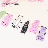 6pcs lot Fashion Women Animal Hairpin headwear kid's barrettes Hair clips Jewelry Snap Clips Children Hair Accessories