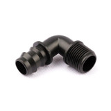 6pcs 1/2 inch-DN20 PE Pipe Male Thread Elbow Barbed Connector PE Garden Hose Parts Horticulture Irrigation System Fittings