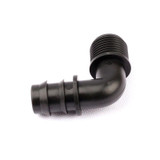 6pcs 1/2 inch-DN20 PE Pipe Male Thread Elbow Barbed Connector PE Garden Hose Parts Horticulture Irrigation System Fittings