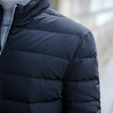 Varsanol New Casual 90% White Duck Down Jacket Men Winter Warm Coat Plus Size Jackets Long Sleeve Thicken Outerwear Hot Sale2017