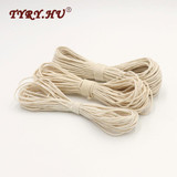 TYRY.HU Original 20 Meters DIY Rope Twisted Waxed Cotton Cord String Thread Line 1/1.5/1.8mm For Making Necklace Parcifier Chain
