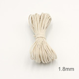TYRY.HU Original 20 Meters DIY Rope Twisted Waxed Cotton Cord String Thread Line 1/1.5/1.8mm For Making Necklace Parcifier Chain