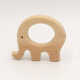 TYRY.HU 1PC Wooden Baby Teether Beads Teething Inspired Organic nursing Baby Toys Natural Wood teething beads