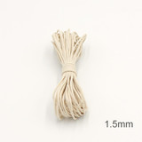 TYRY.HU 1/1.5/1.8mm Waxed Cotton Cord Baby Teether Accessories 10m Rope Waxed Twisted String Thread Line For DIY Jewelry Making