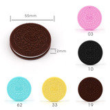 TYRU.HU Muiticolor Cookie Shaped Silicone Teether BPA Free Food Grade Silicone Materials Healthy Baby Chewed Teether For Baby