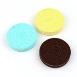 TYRU.HU BPA Free 3Pc Silicone Cookie Teether Food Grade Silicone Material Healthy Baby Chewed Teether For Fashion Jewelry Making