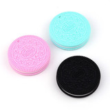 TYRU.HU BPA Free 3Pc Silicone Cookie Teether Food Grade Silicone Material Healthy Baby Chewed Teether For Fashion Jewelry Making