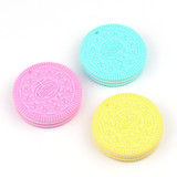 TYRU.HU BPA Free 3Pc Silicone Cookie Teether Food Grade Silicone Material Healthy Baby Chewed Teether For Fashion Jewelry Making