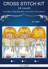 3TH Angel baby 2017 home Decor counted14ct white canvas similar DMC Cross Stitch kits14ct needlework Set DIY embroidery