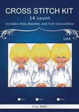 3TH Angel baby 2017 home Decor counted14ct white canvas similar DMC Cross Stitch kits14ct needlework Set DIY embroidery