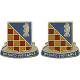 3rd Military Intelligence Battalion Unit Crest (Winged Vigilance)