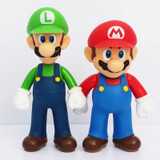 3Pcs/Set Super Mario Bros Luigi Mario Yoshi PVC Action Figures Toys 12cm Approx Great Gift Free Shipping