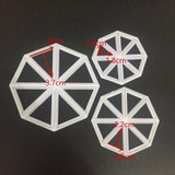 3Pcs/set Triangle Flag Cutter Mold Cake Side Sugarcraft Fondant Cake Decorating Christmas Cake Decorating Tools Tool A1183
