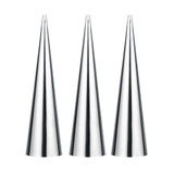 3pcs/set Stainless Steel Croissants Mold DIY Spiral Baked Cake Molds Essential Horn Cream Horns Chocolate Cones Baking Tools