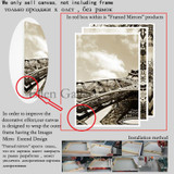 3Pcs/Set Modern Picture Canvas Painting Wall Pictures For Living Room  Decoration Paris City Eiffel Tower No Frame