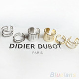 3Pcs/Set Fashion Top Of Finger Over The Midi Tip Finger Above The Knuckle Open Ring 01VW