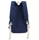 3pcs/set Canvas Printing Backpack Women School Bags for Teenage Girl's Casual Travel Bags Cute Rucksack Vintage Women Backpacks
