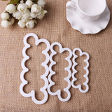 3Pcs/Set 2017 New Kitchen Rose Flower Cake Mold Cookie Cutter Fondant Cake Decorating Tools Sugarcraft Cutter Cake Baking Tool