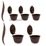 3pcs/pack use 150times Dolce Gusto Coffee Capsule Plastic Capsule Refillable Reusable Compatible with Nescafe Dolce Gusto refill